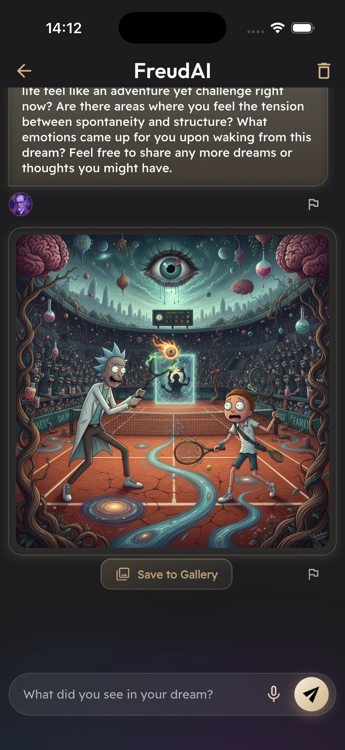 Visualized dream